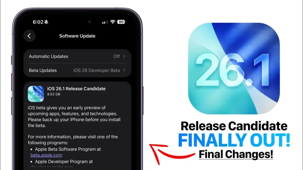 Wat is er nieuw in iOS 26.1?