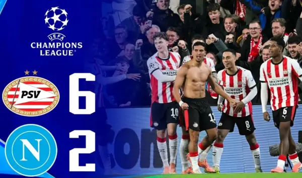 Samenvatting van de Wedstrijd PSV tegen Napoli