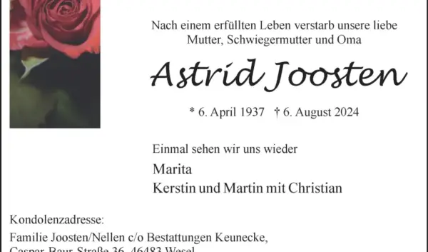 Het Leven en de Carrière van Astrid Joosten
