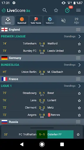 Het Belang van Livescore in de Sportwereld