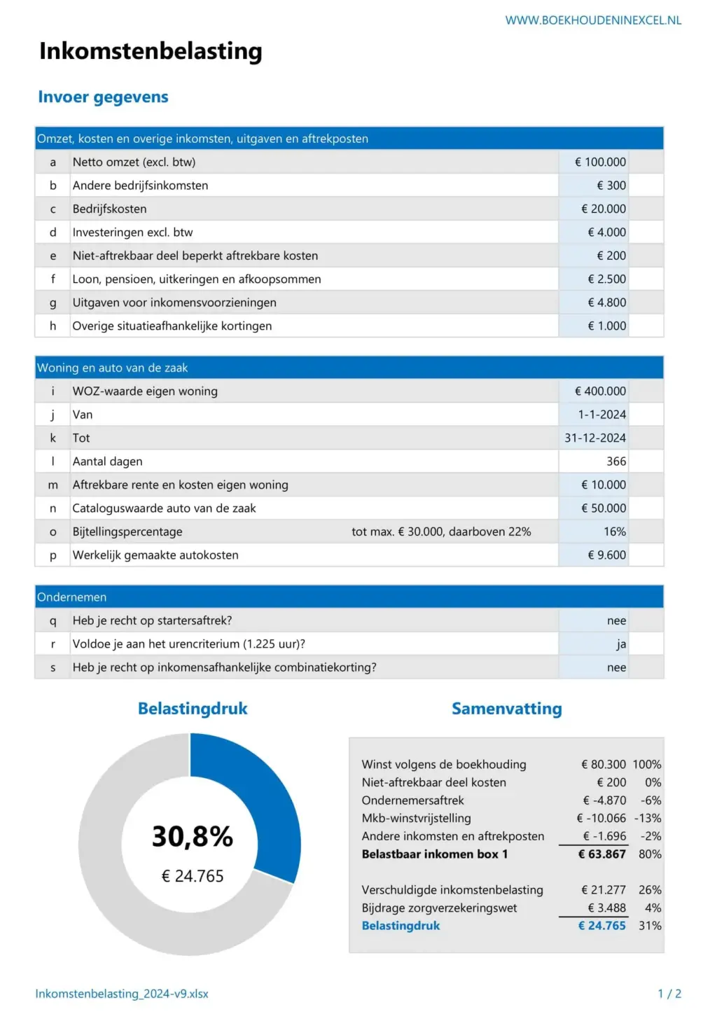 Inkomstenbelasting in Nederland: Wat je Moet Weten