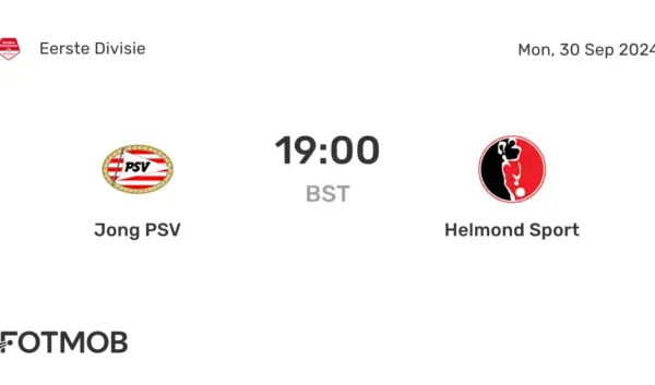 Jong PSV Streeft naar Overwinning tegen Helmond Sport