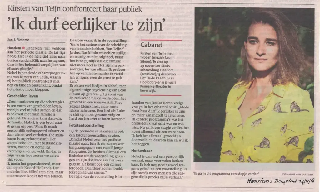 Kirsten van Teijn: Een Nieuwe Stem in de Muziekwereld
