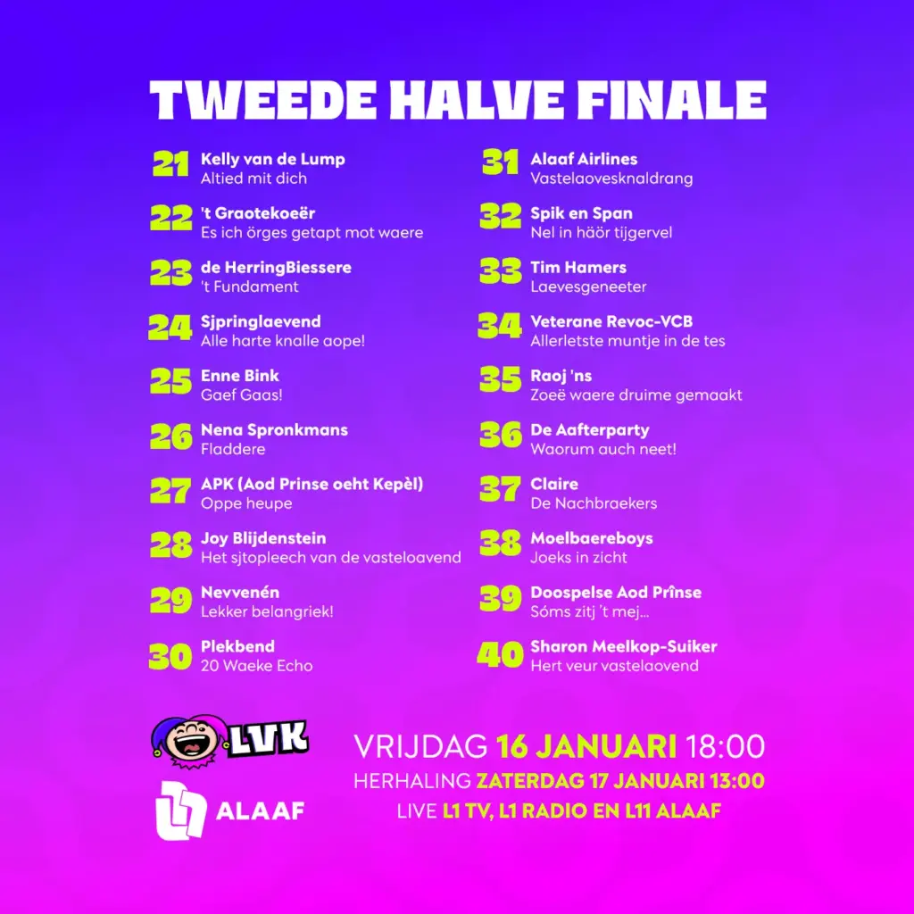 Vooruitblik op de LVK Finale 2026