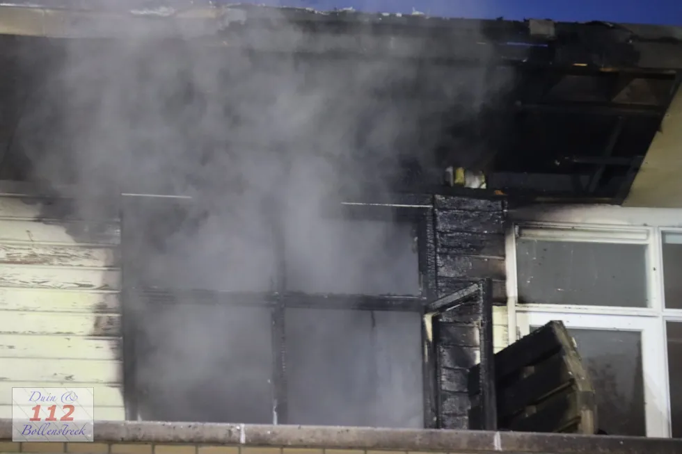 Grote brand in Hillegom: 112 hillegom
