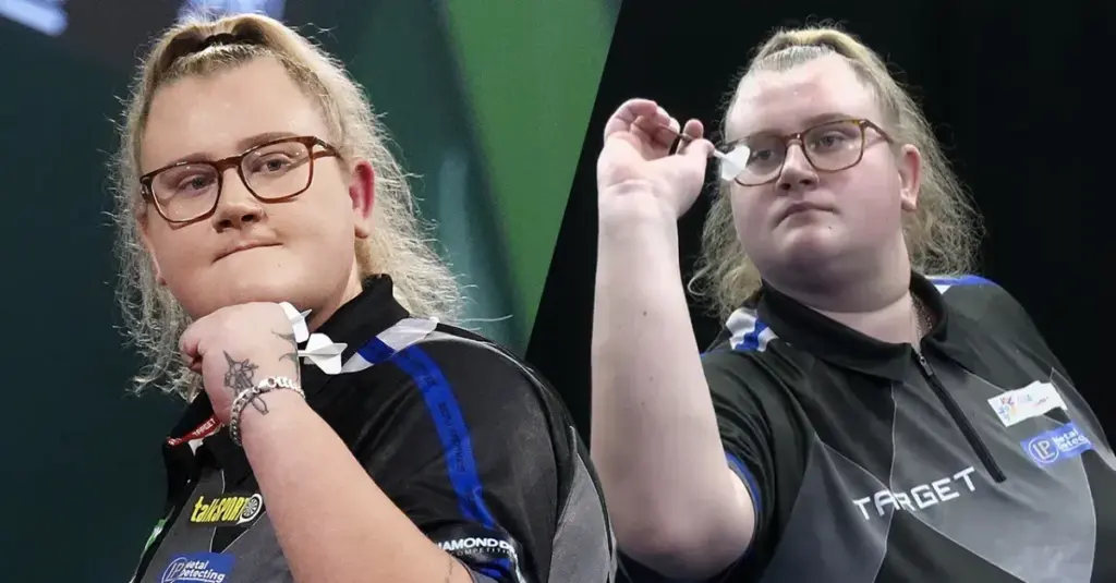 Beau Greaves schrijft geschiedenis met eerste negendarter door een vrouw op de PDC Pro Tour