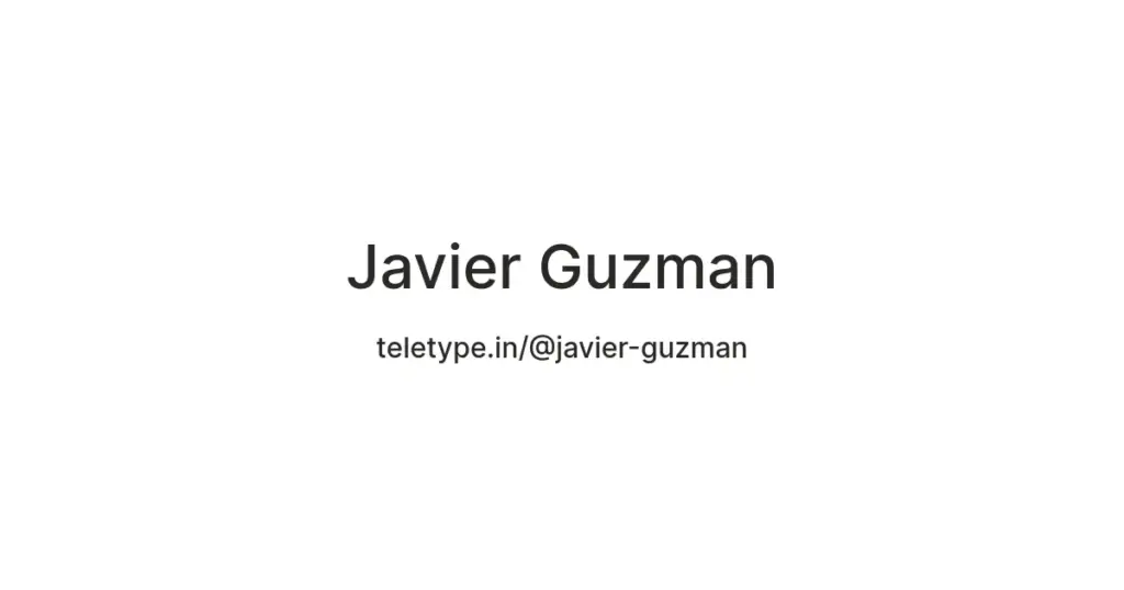 Javier Guzman: Een Nieuwe Stem in de Muziekindustrie