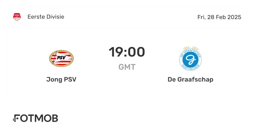 Jong PSV vs De Graafschap: Een Analyse van de Wedstrijd