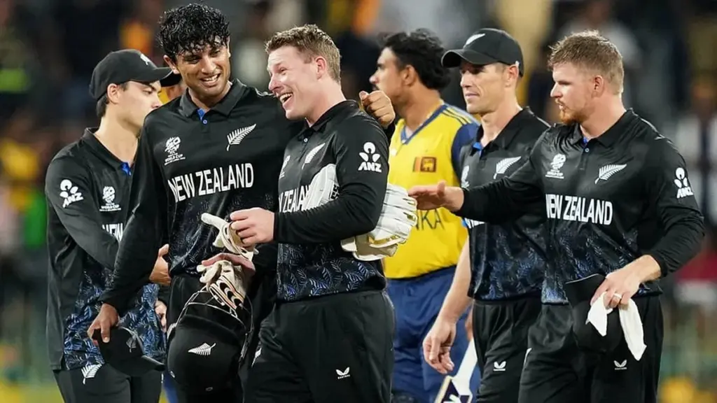 Wat zijn de nieuwe standings van het new zealand national cricket team vs sri lanka national cricket team?
