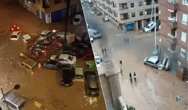 Ernstig Noodweer Teistert Spanje en Portugal