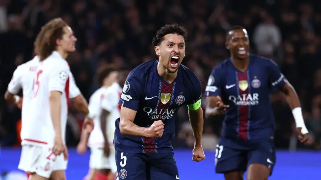 psg vs monaco: PSG plaatst zich voor de achtste finales Champions League na spannende wedstrijd