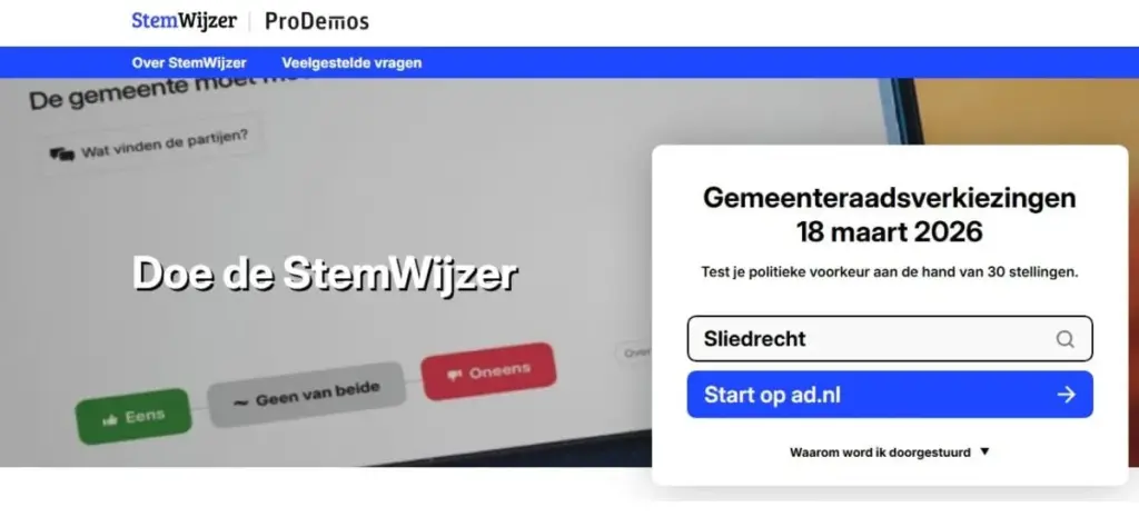 Stemwijzer gemeente Sliedrecht: Wat we weten over de lancering en gemeenteraadsverkiezingen 2026