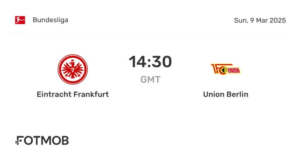 Union Berlin vs Eintracht Frankfurt: Belangrijke Match Analyse