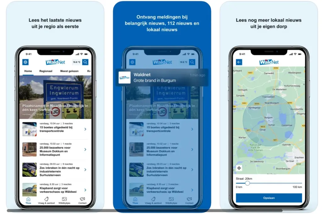 Het Laatste Nieuws over Waldnet