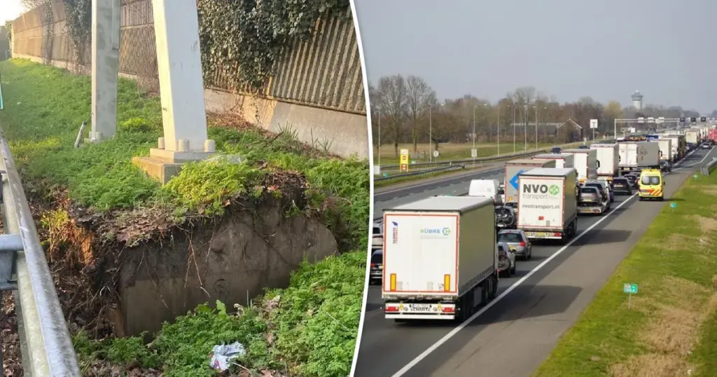 A28: Verkeersincident leidt tot langdurige afsluiting