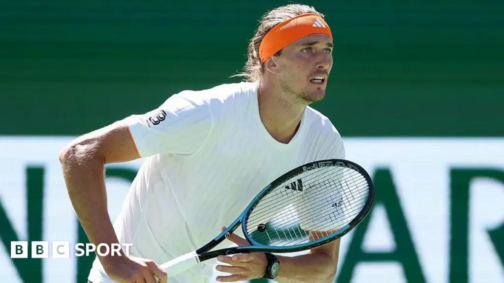 Alexander zverev bereikt voor het eerst de halve finale in Indian Wells