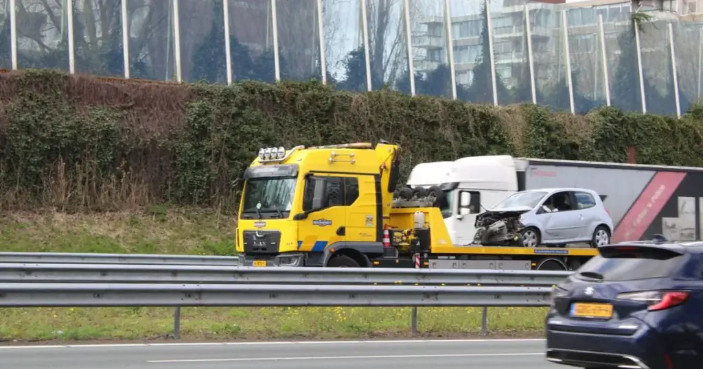 Files door ongeluk op A28 bij Leusden