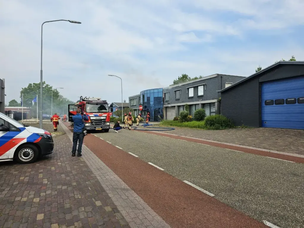 Grote brand bij centraal station