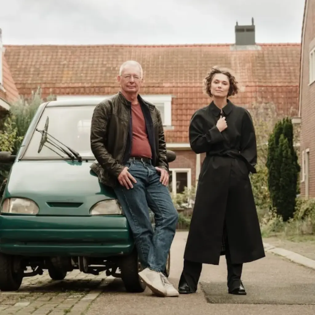 Hendrik Groen en Doortje Smithuijsen op de 91ste Boekenweek