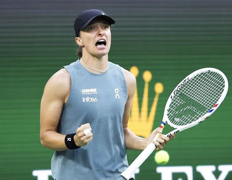 Iga świątek wint overtuigend in Indian Wells