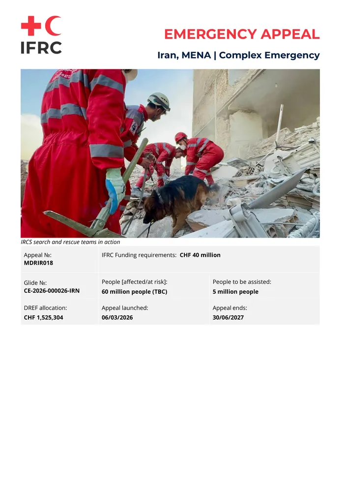 Islamic relief en de humanitaire crisis in Iran