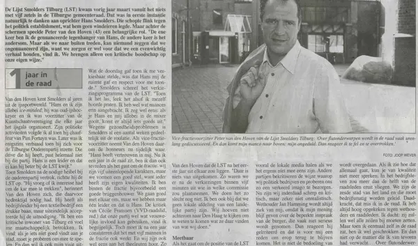 lijst smolders tilburg — NL news