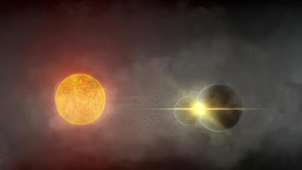 Planeten botsen: Astronomen volgen unieke gebeurtenis