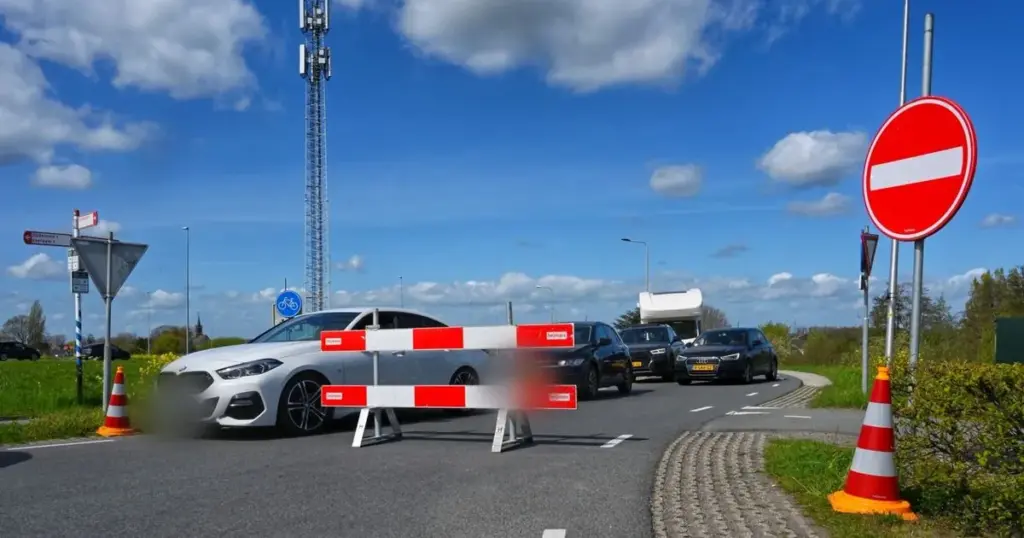 A27: Ongeval op de  bij Lexmond