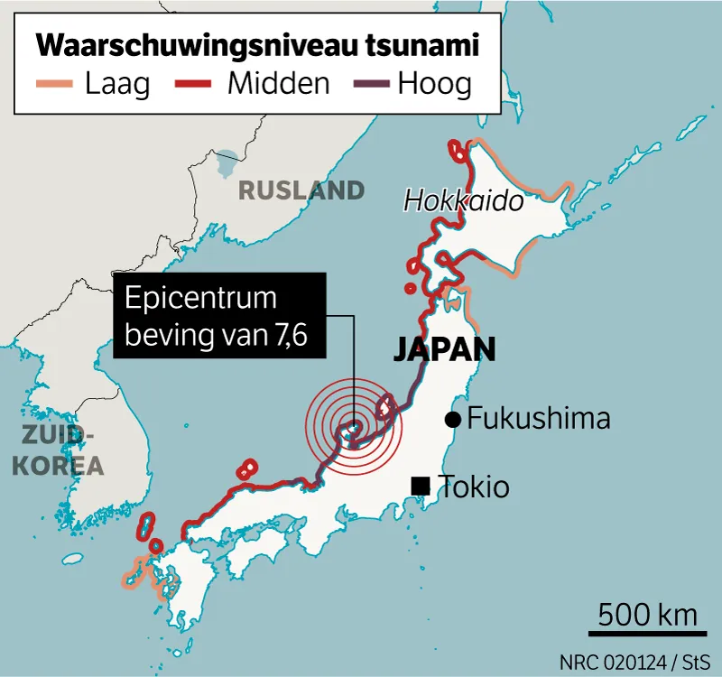 Aardbeving Japan: Franse tiener riskeert celstraf voor rietje