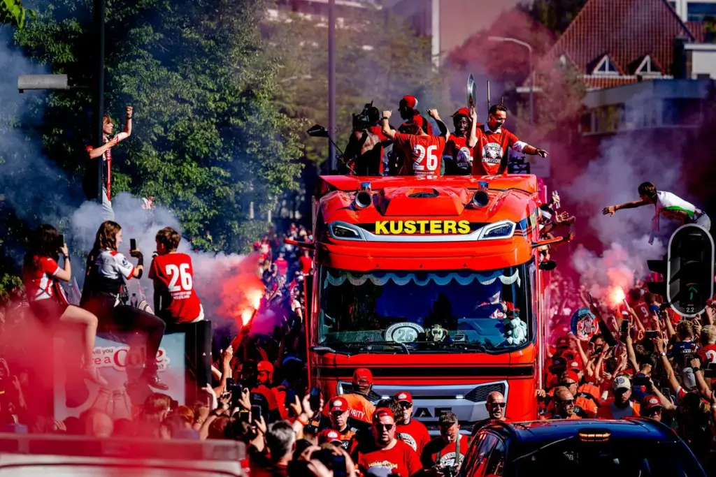 Huldiging PSV op 7 april 2026