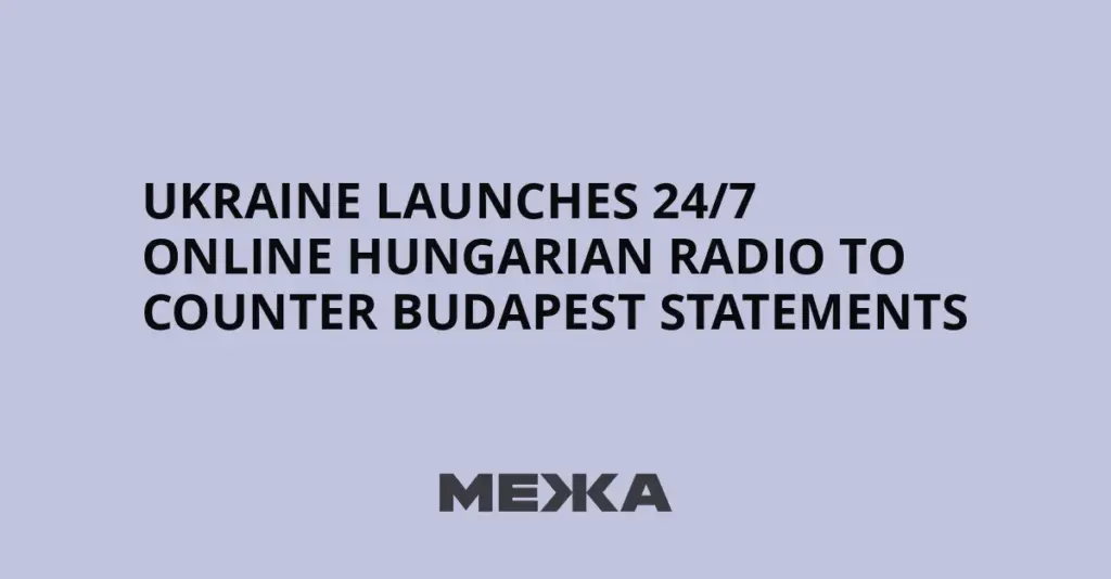 Online radio: Oekraïne lanceert ‘Hongaarse Radio van Oekraïne’