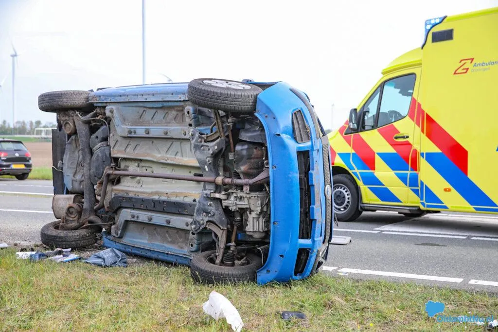 A7: Ongeval op bij Zuidbroek
