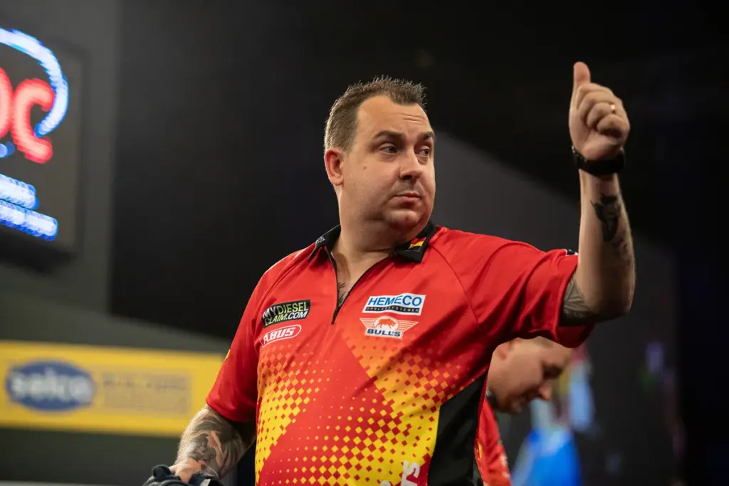 Kim Huybrechts is de beste Belgische speler op de PDC Pro Tour