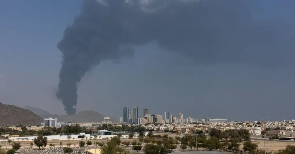Luchtaanval van Iran op de Verenigde Arabische Emiraten