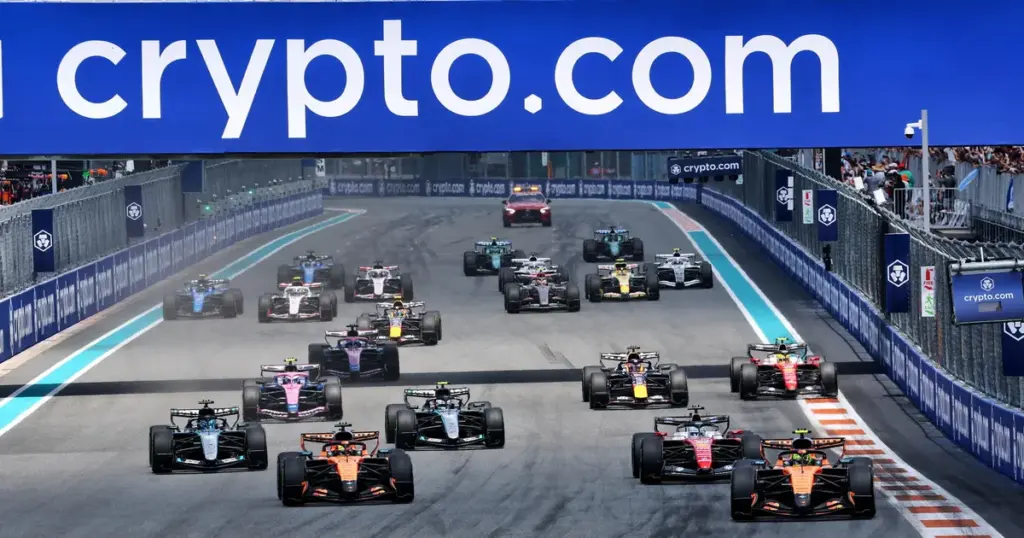 Startopstelling f1 miami 2026