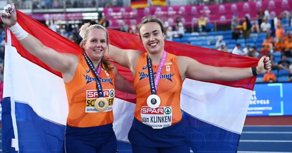 Van Klinken: tweede keer zilver bij kogelstoten fenomenaal knap