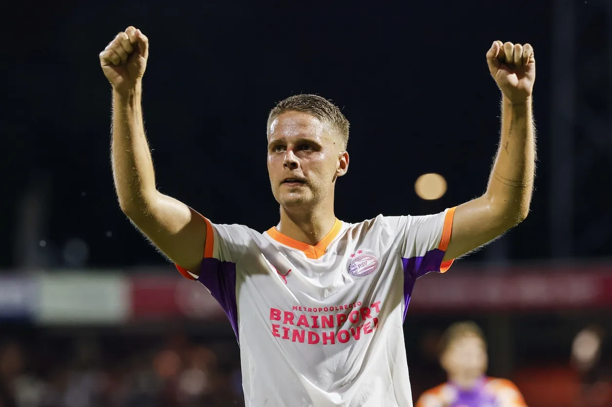Joey Veerman was sterk bij PSV tegen Excelsior.© ANP