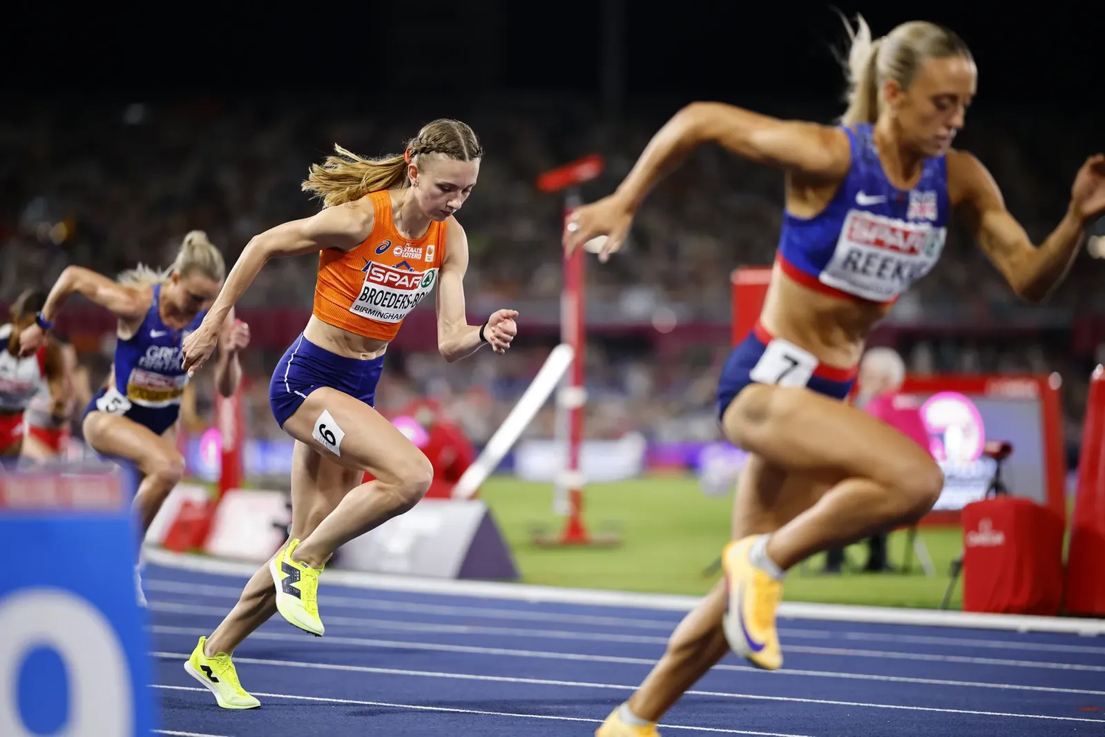 Femke Broeders-Bol in Birmingham.Foto EPA/TOLGA AKMEN