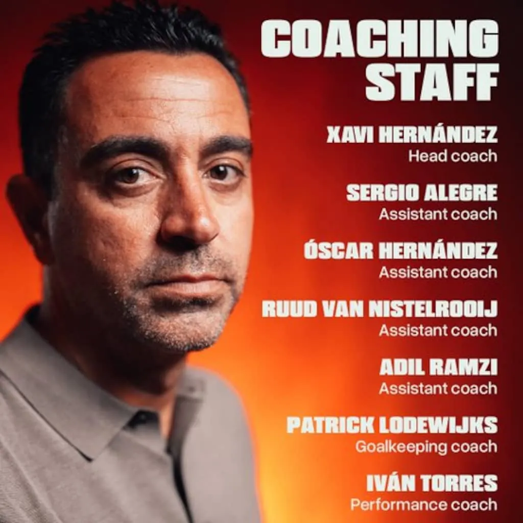 De nieuwe staf van het Nederlands elftal.Beeld: KNVB