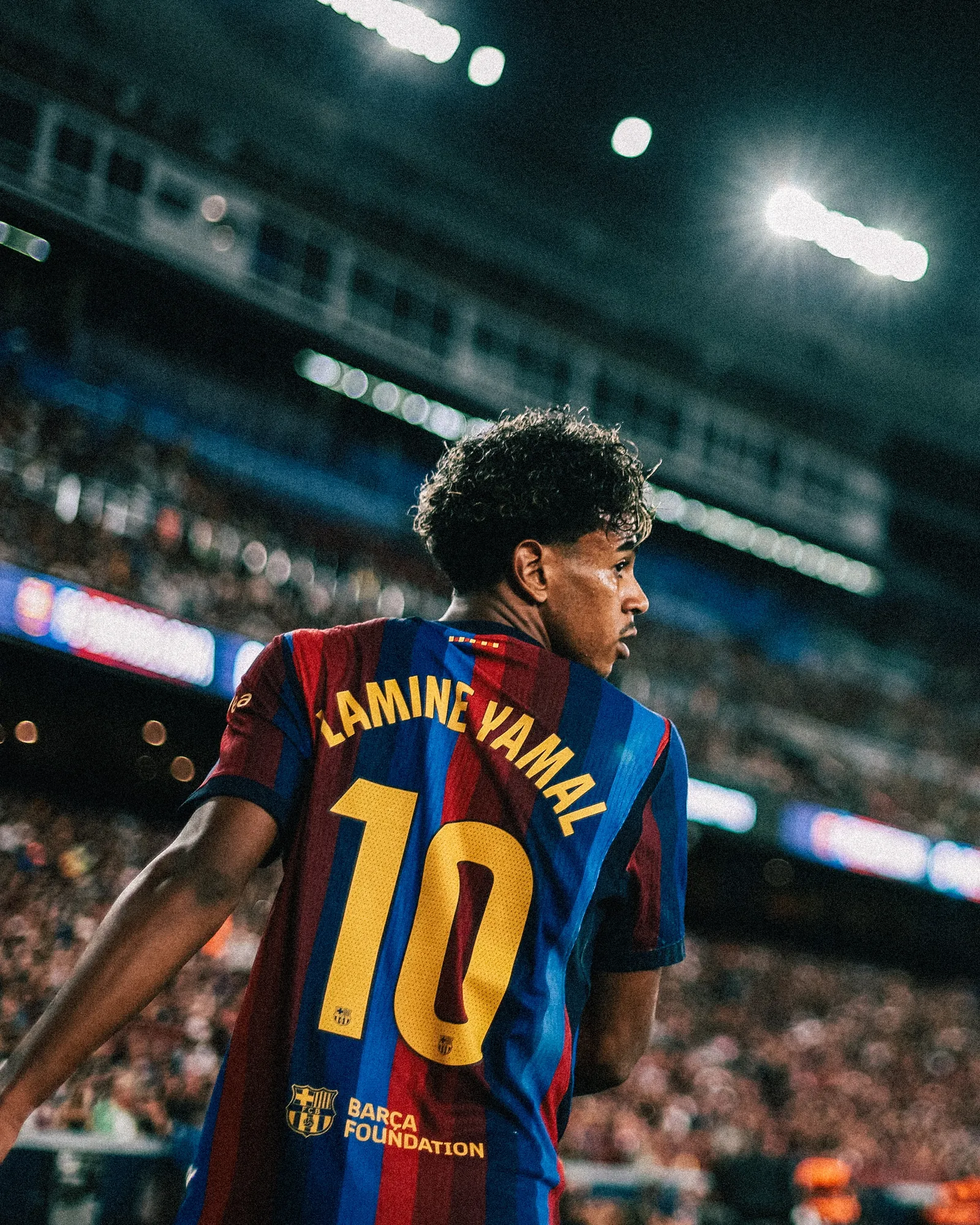 Lamine Yamal van FC Barcelona tijdens de wedstrijd FC Barcelona - Rayo Vallecano op 31 augustus in Camp Nou.BronGetty