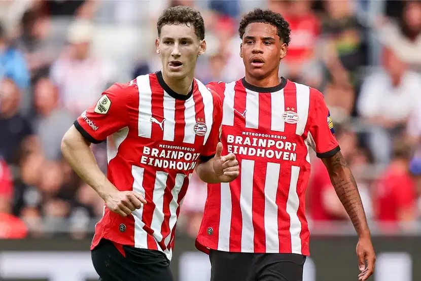 Ruben van Bommel en Noah Fernandez